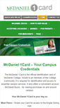 Mobile Screenshot of mcdaniel1card.com